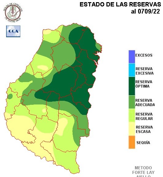 Mapa de reservas