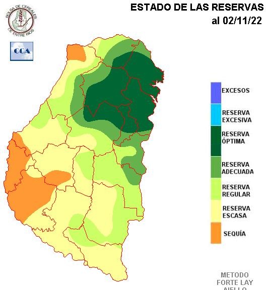 Mapa de reservas