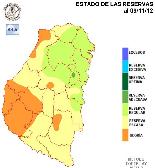 Mapa de precipitaciones