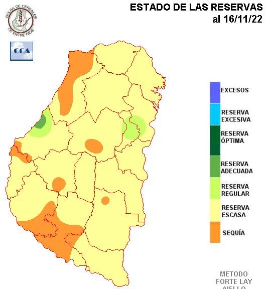 Mapa de reservas