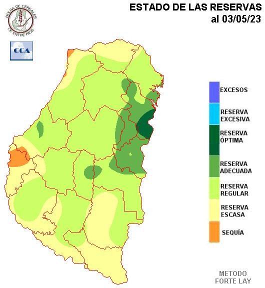 Mapa de reservas