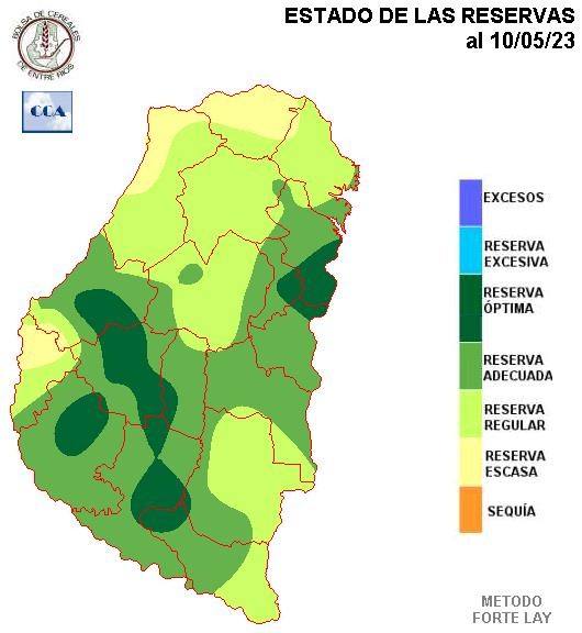 Mapa de reservas