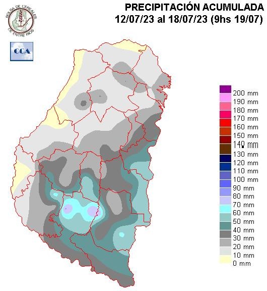 Mapa de precipitaciones