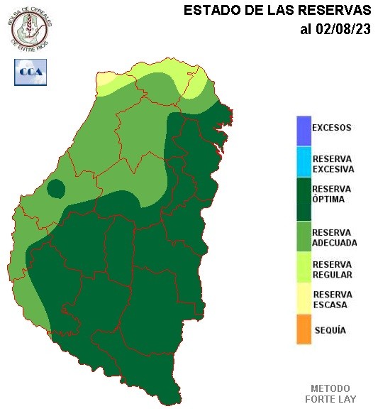 Mapa de precipitaciones