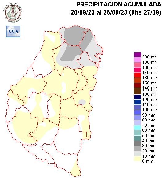 Mapa de precipitaciones