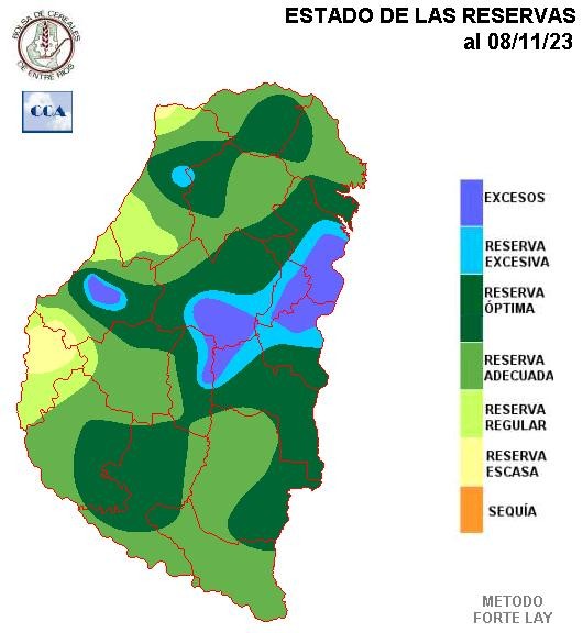 Mapa de reservas