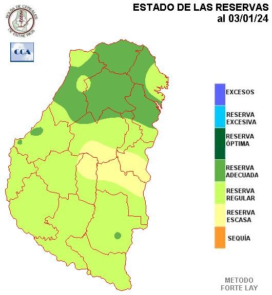 Mapa de reservas