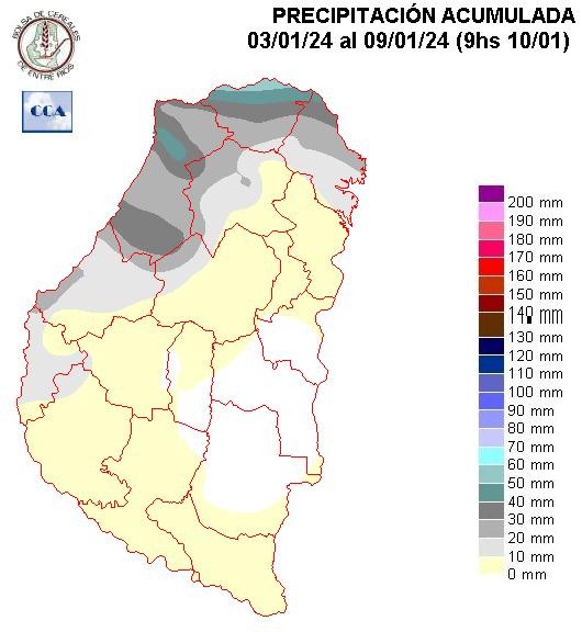 Mapa de precipitaciones