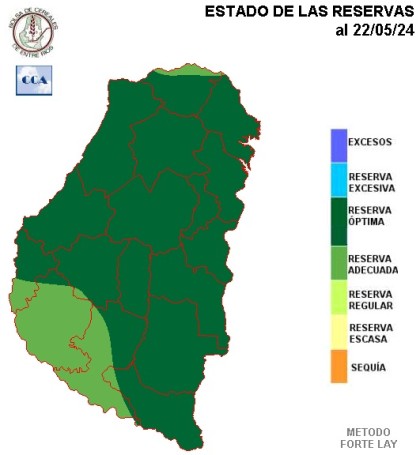 Mapa de reservas