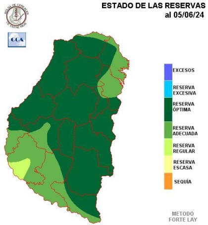 Mapa de reservas