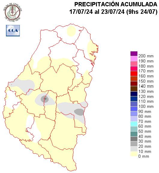 Mapa de precipitaciones