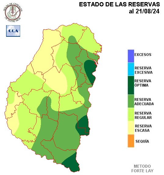 Mapa de reservas