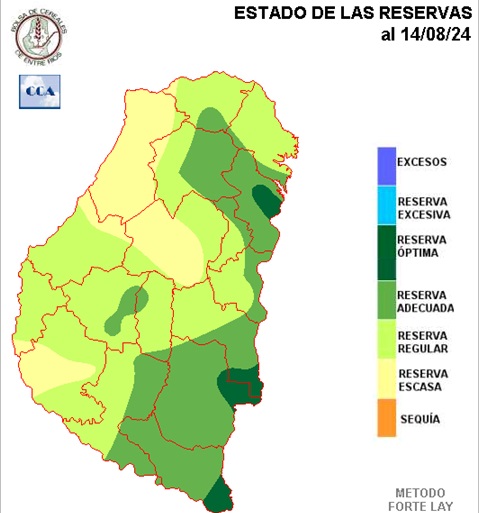 Mapa de reservas