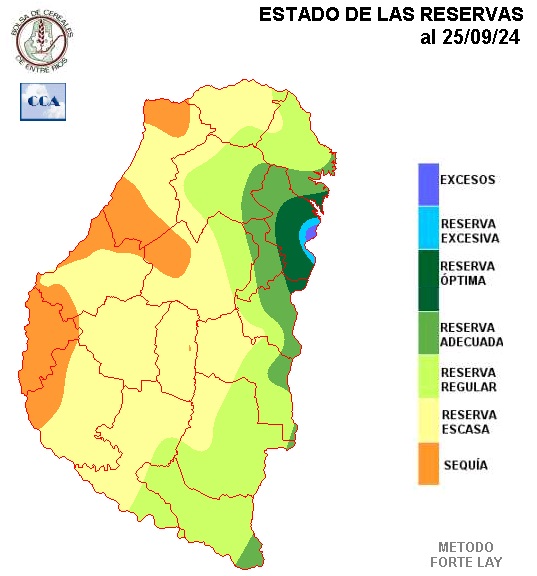 Mapa de reservas