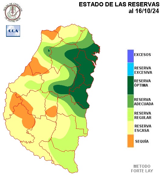 Mapa de reservas