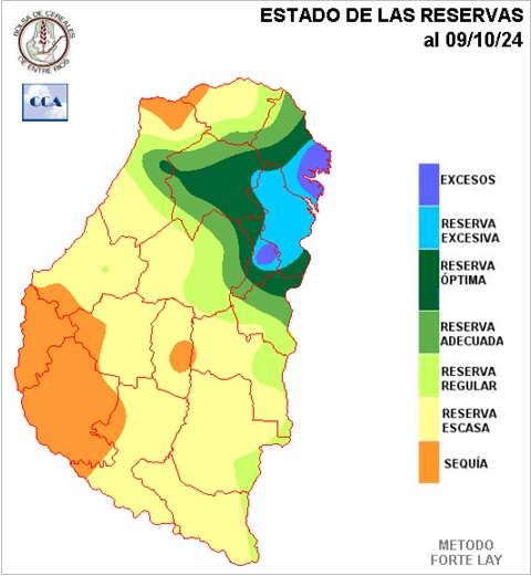 Mapa de reservas