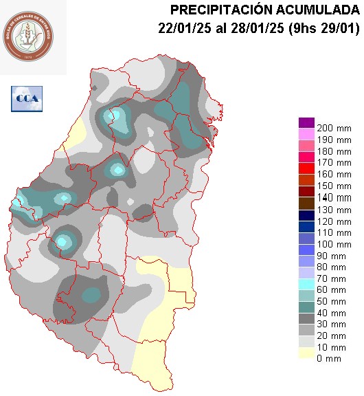 Mapa de precipitaciones