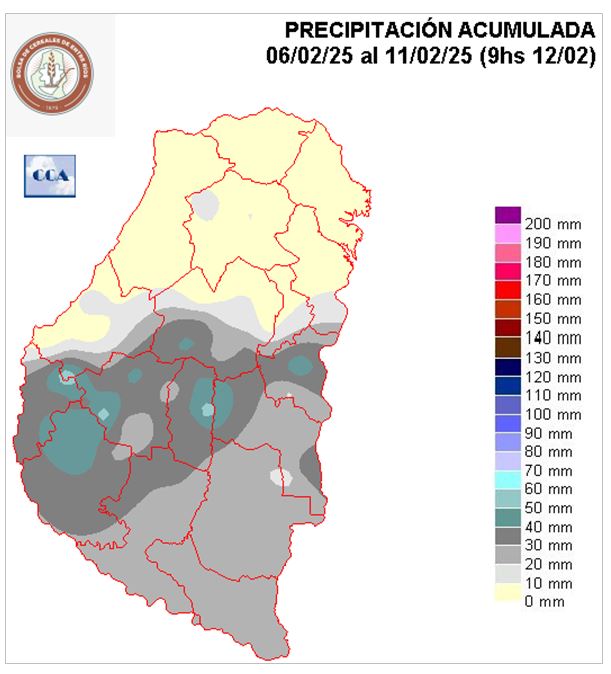 Mapa de precipitaciones