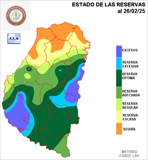 Mapa de reservas