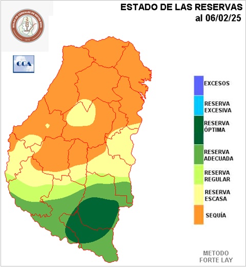 Mapa de reservas