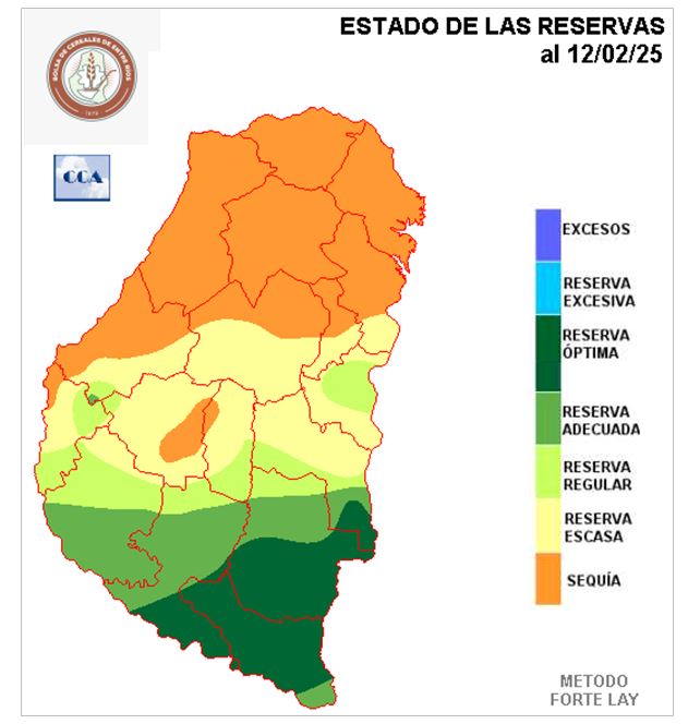 Mapa de reservas