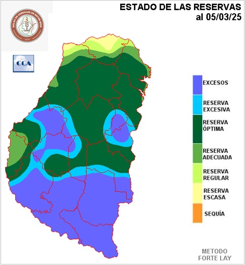 Mapa de reservas