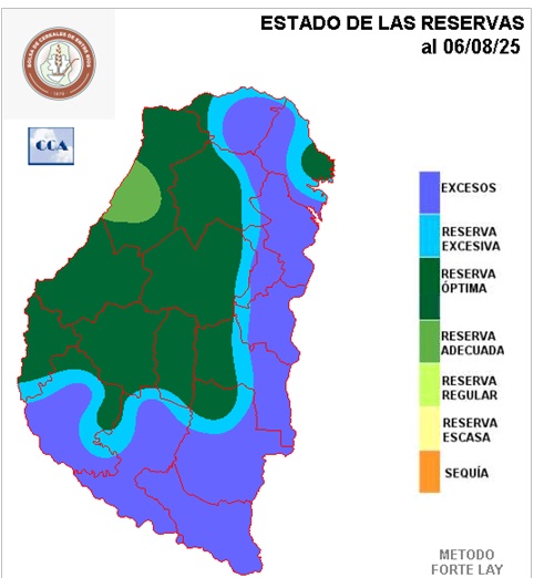 Mapa de reservas